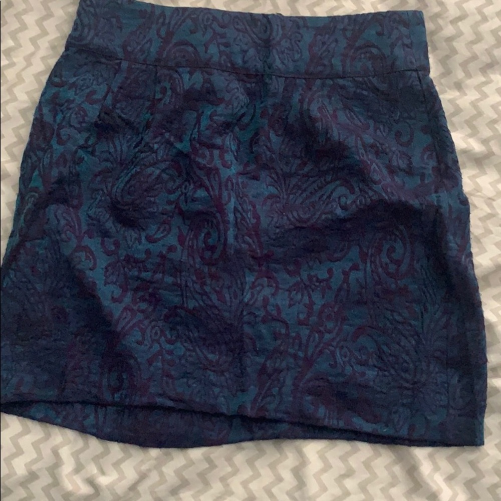Blue skirt